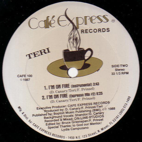 Teri : I'm On Fire (12")