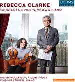 the album cover for Clarke / Ingolfsson / Stoupel - Sonatas for Violin Viola & Piano
