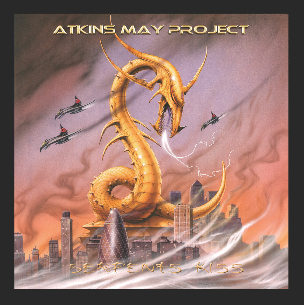 the album cover for Atkins May Project - Serpents Kiss