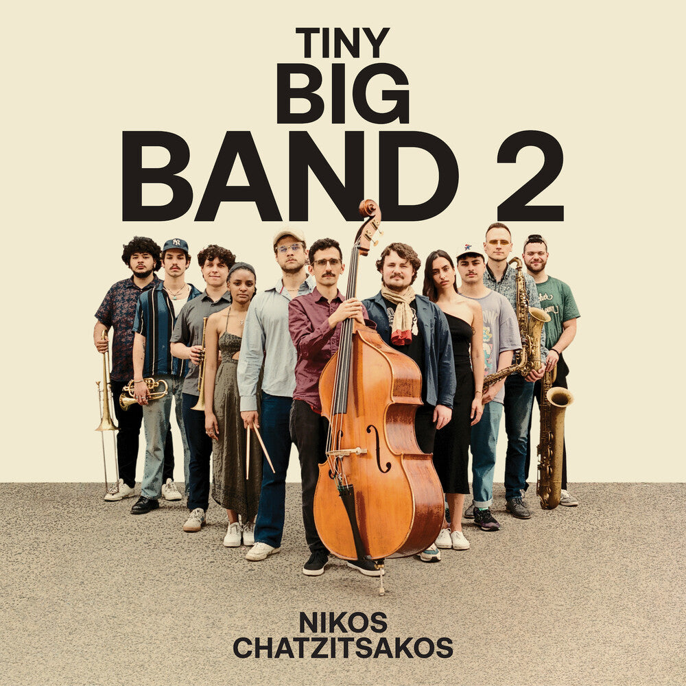 the album cover for Nikos Chatzitsakos - Tiny Big Band 2