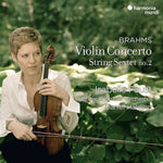 the album cover for Isabelle Faust - Brahms: Violin Concerto & String Sextet No.2