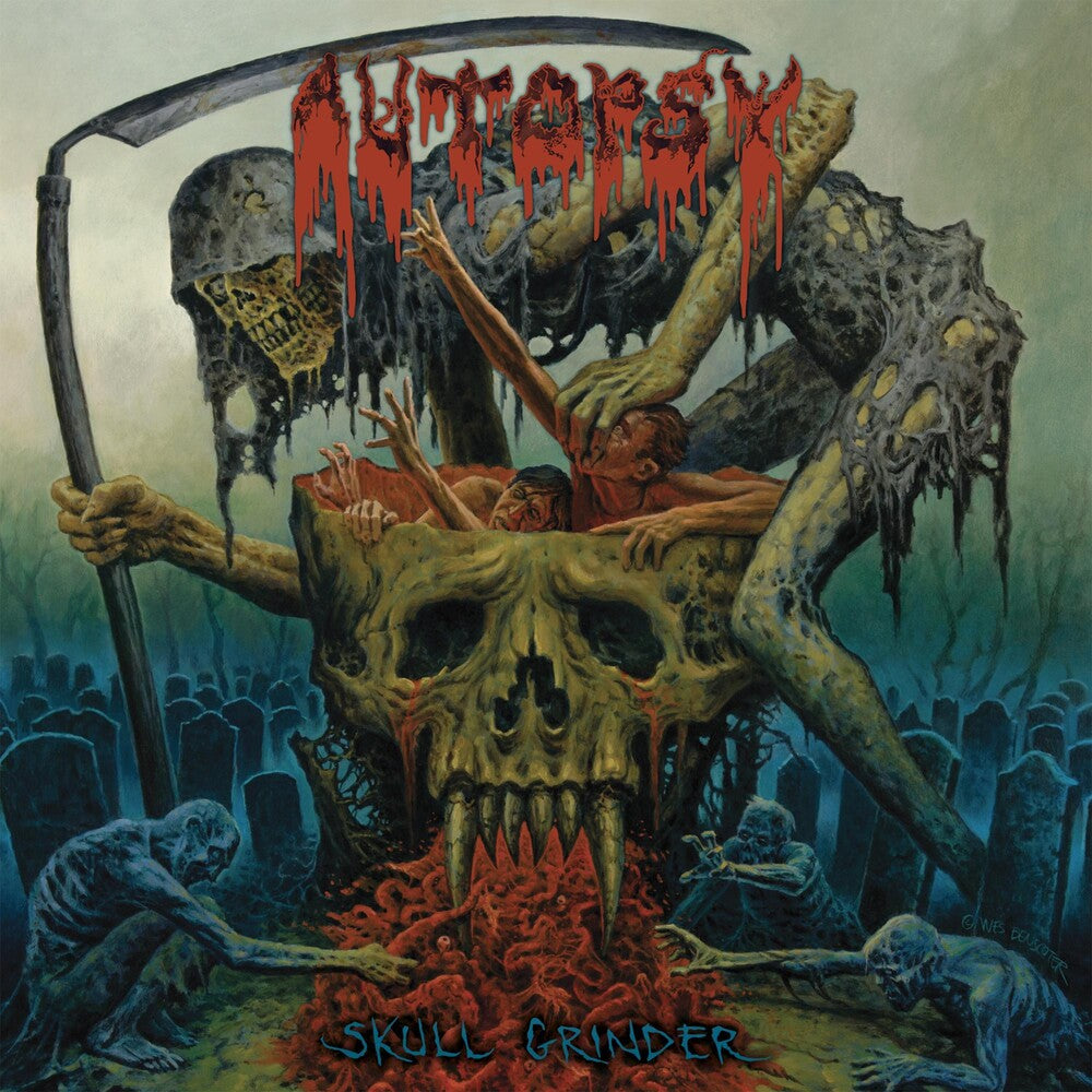 the album cover for Autopsy - Skull Grinder