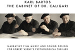 the album cover for Karl Bartos - Cabinet Of Dr Caligari