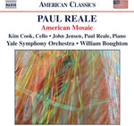 the album cover for Reale / Jensen / Yale Symphony Orchestra - American Mosaic