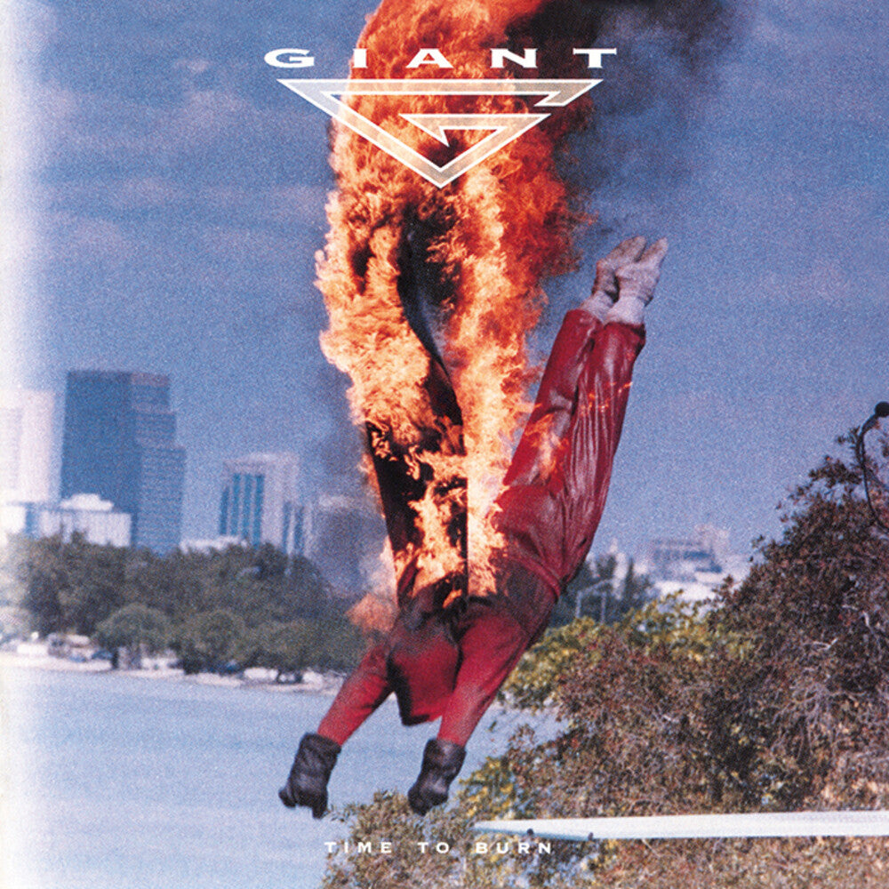 the album cover for Giant - Time To Burn