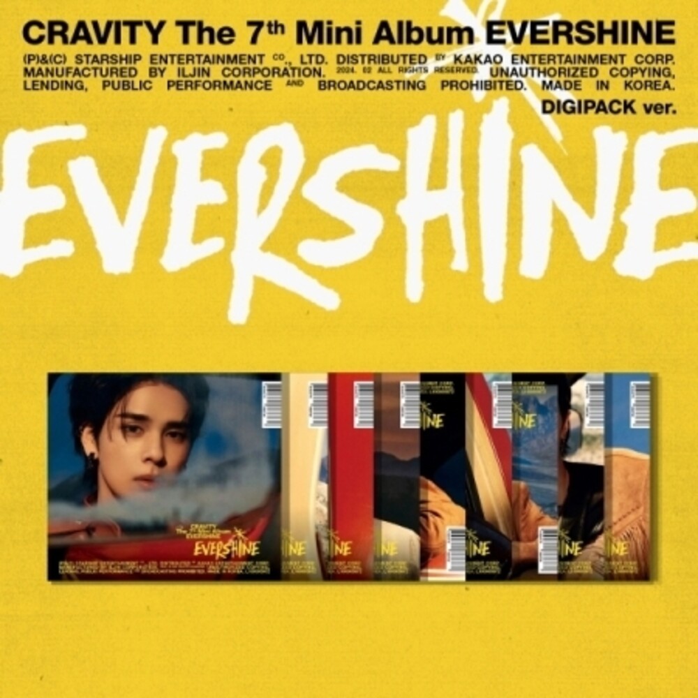the album cover for Cravity - Evershine - Random Cover - Digipack Version (Post)