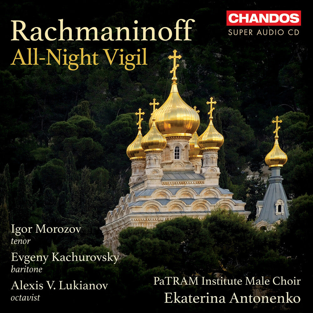 the album cover for Rachmaninoff / Morozov / Kachurovski - All-Night Vigil