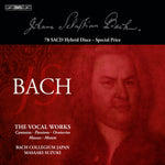 the album cover for J Bach .S. - Vocal Works