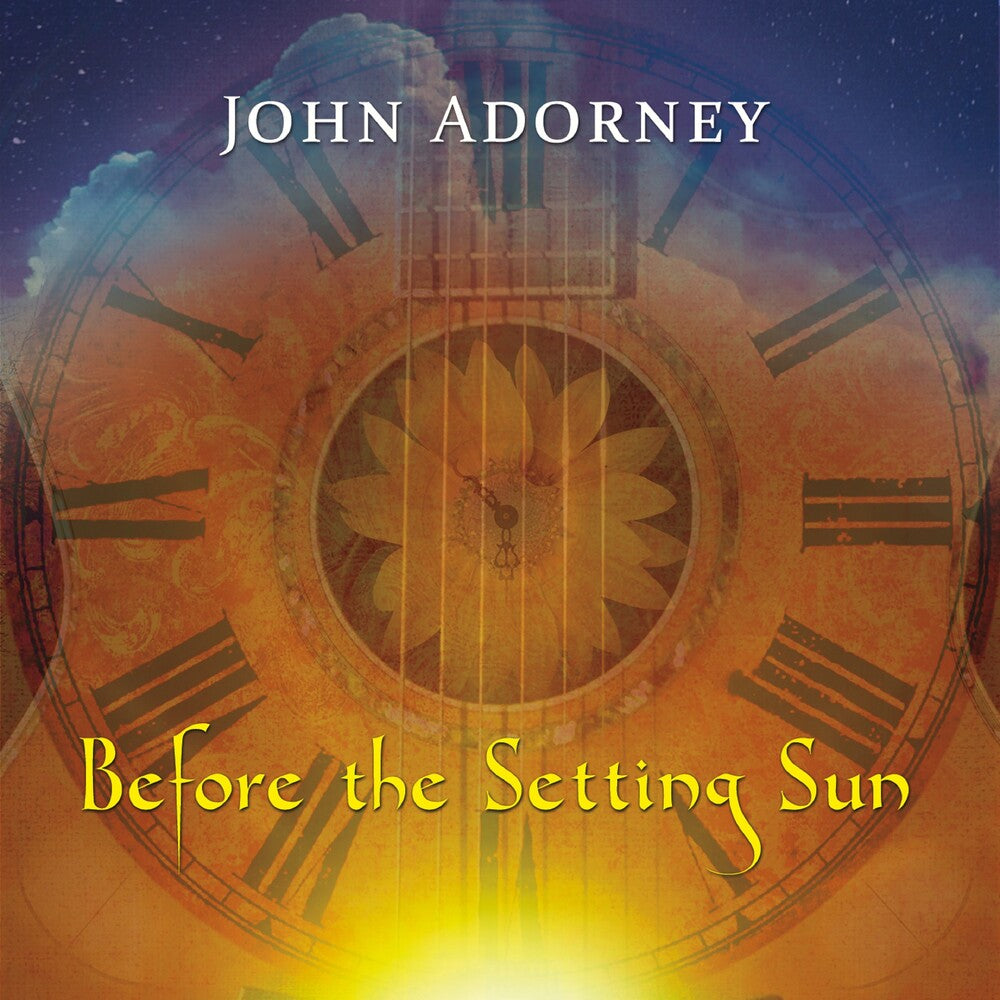 the album cover for John Adorney - Before The Setting Sun