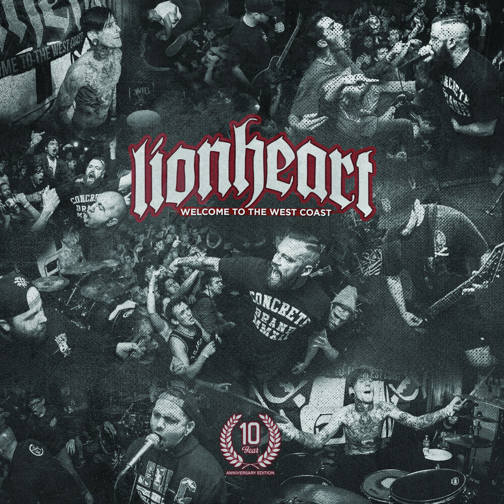 the album cover for Lionheart - Welcome To The West Coast
