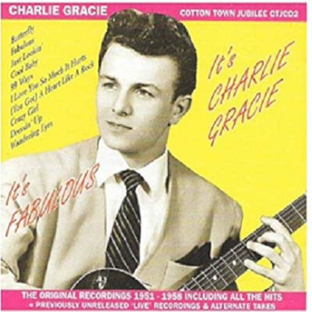 the album cover for Charlie Gracie - It's Fabulous-It's Charlie Gracie