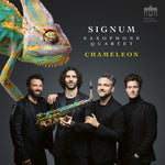 the album cover for Brahms / Bloch / Signum Saxophone Quartet - Chameleon
