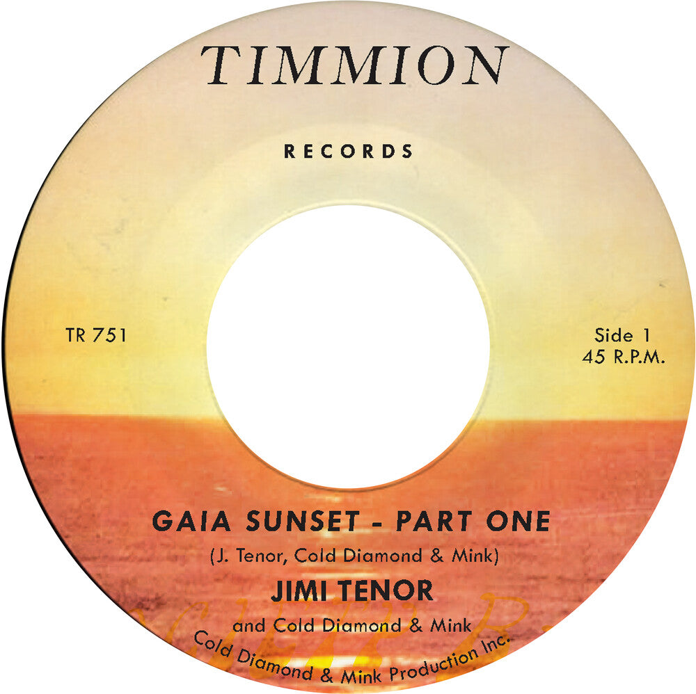 the album cover for Jimi Enor& Cold Diamond & Mink - Gaia Sunset