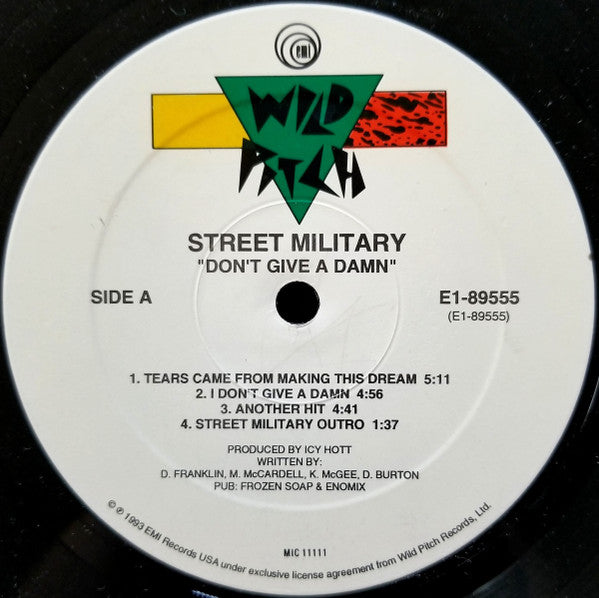 Street Military : Don't Give A Damn (12", EP)