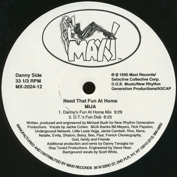 Mija : Need That Fun At Home (12")