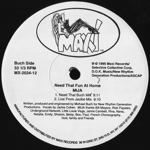 Mija : Need That Fun At Home (12")