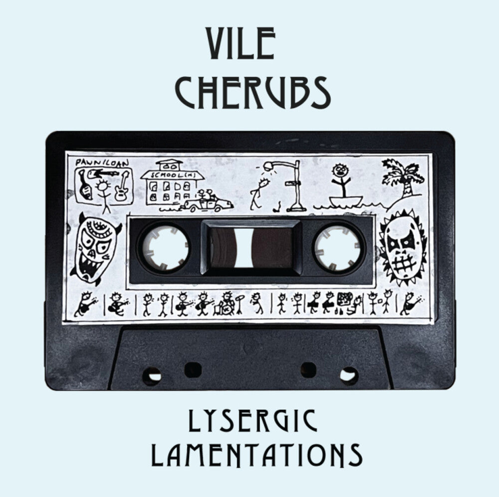 the album cover for Vile Cherubs - Lysergic Lamentations