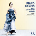 the album cover for Ravel / Shostakovich / Vinnitskaya - Piano Dances