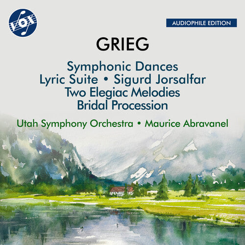 Orquesta Sinfónica de Utah - Grieg: Danzas sinfónicas, Op. 64; Procesión nupcial pasa, Op. 19; Sigurd Jorsalfar, Op. 56; Dos melodías elegíacas para orquesta de cuerda, Op. 34; Suite lírica, Op. 54 (CD)