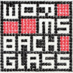 the album cover for Marcel Worms - Bach Glass Worms