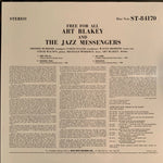 Art Blakey & The Jazz Messengers : Free For All (2x12", Album, Ltd, RE, RM, Gat)