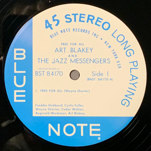 Art Blakey & The Jazz Messengers : Free For All (2x12", Album, Ltd, RE, RM, Gat)