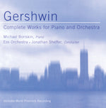 the album cover for G. Gershwin - Complete Works For Piano & Orchestra