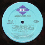 Samantha Fox : Naughty Girls (Need Love Too) / I Surrender (To The Spirit Of The Night) (12")