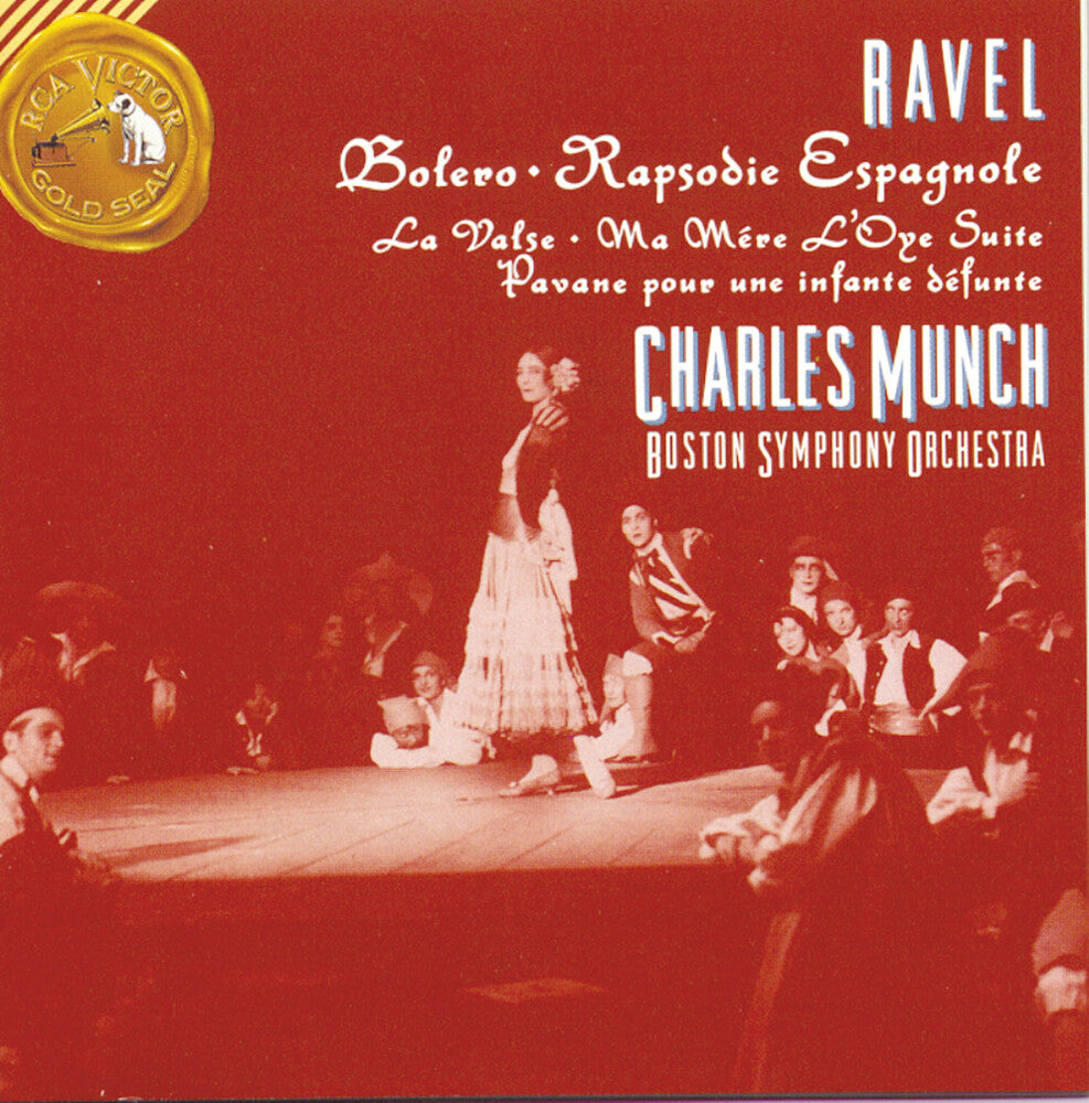 the album cover for CHARLES MUNCH - Bolero / La Valse / Mother Goose Suite