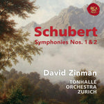 the album cover for Schubert / David Zinman - Symphonies Nos 1 & 2