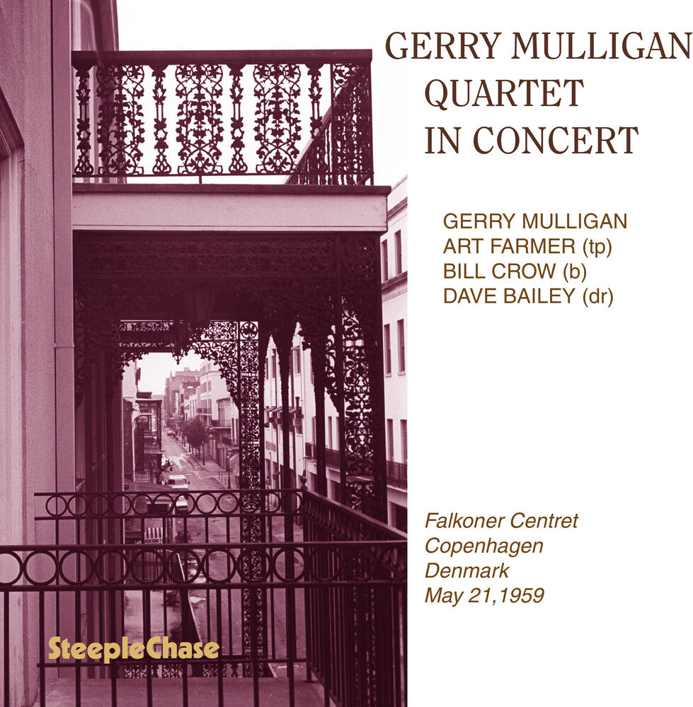 the album cover for Gerry MulliganQuartet - In Concert (Uk)