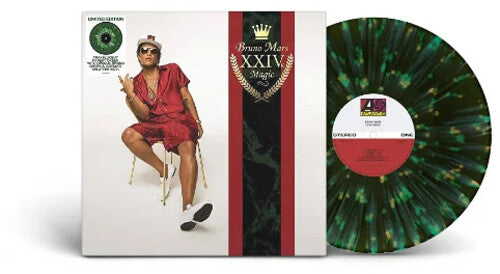 Bruno Mars - 24K Magic - Vinilo salpicado de verde y amarillo (Vinilo)