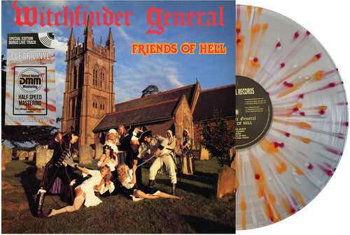 Witchfinder General - Friends Of Hell - クリアレッドオレンジ&ホワイトスプラッタービニール(ビニール)