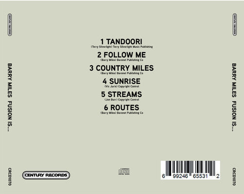 バリー・マイルズ - Fusion Is... (CD)