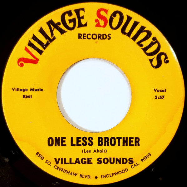 Village Sounds* : One Less Brother / Village Sound (7")