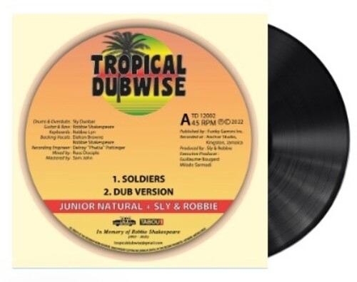 Junior Natural + Sly & Robbie - SOLDIERS (Vinyl)