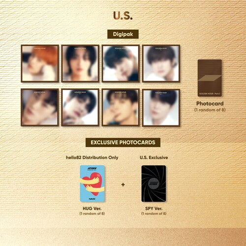 ATEEZ - GOLDEN HOUR: Parte 1 (Digipack) (CD)