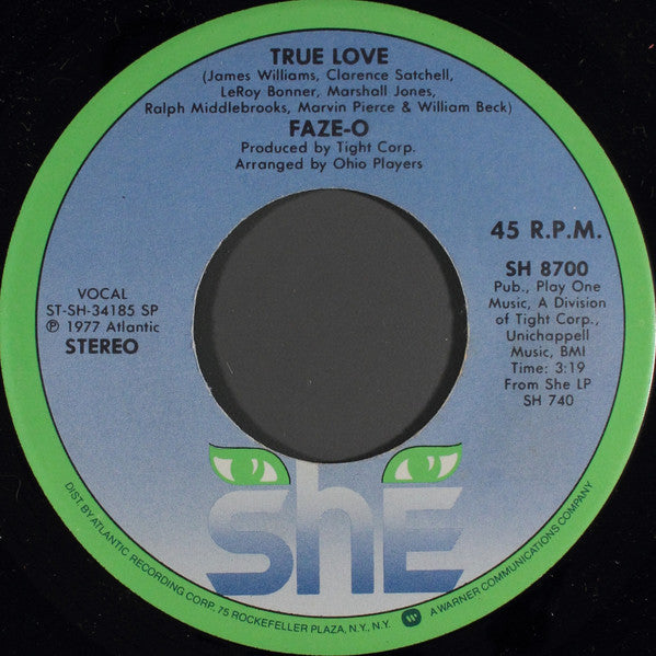 Faze-O : Riding High (7", Single, SP )