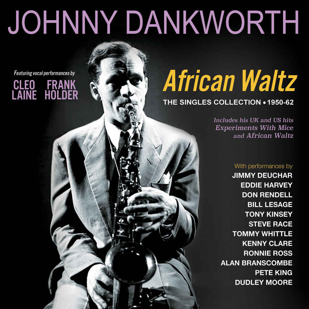 the album cover for Johnny Dankworth - African Waltz: The Singles Collection 1950-62