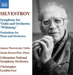 the album cover for Silvestrov / Wawrowski / Lyndon-Gee - Symphony For Violin & Orchestra Widmung