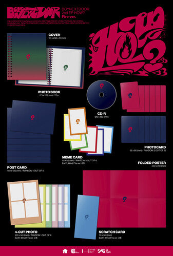 Boynextdoor - How? (Fire Ver.) (CD)
