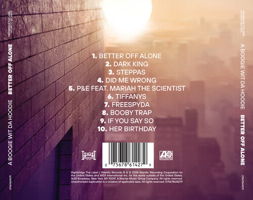 A Boogie Wit da Hoodie - Better Off Alone (CD)