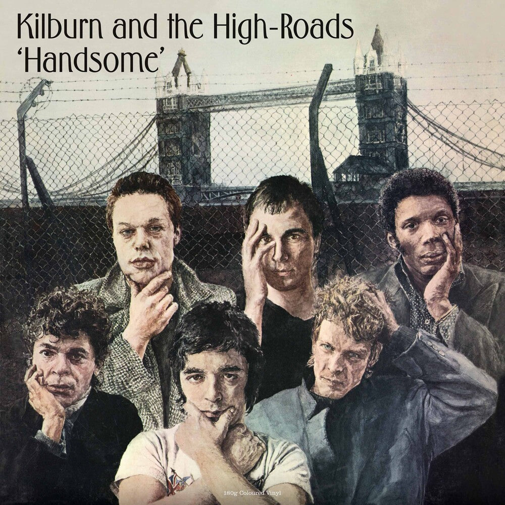 the album cover for Kilburn & the High Roads - Handsome - 180gm Turquoise Vinyl