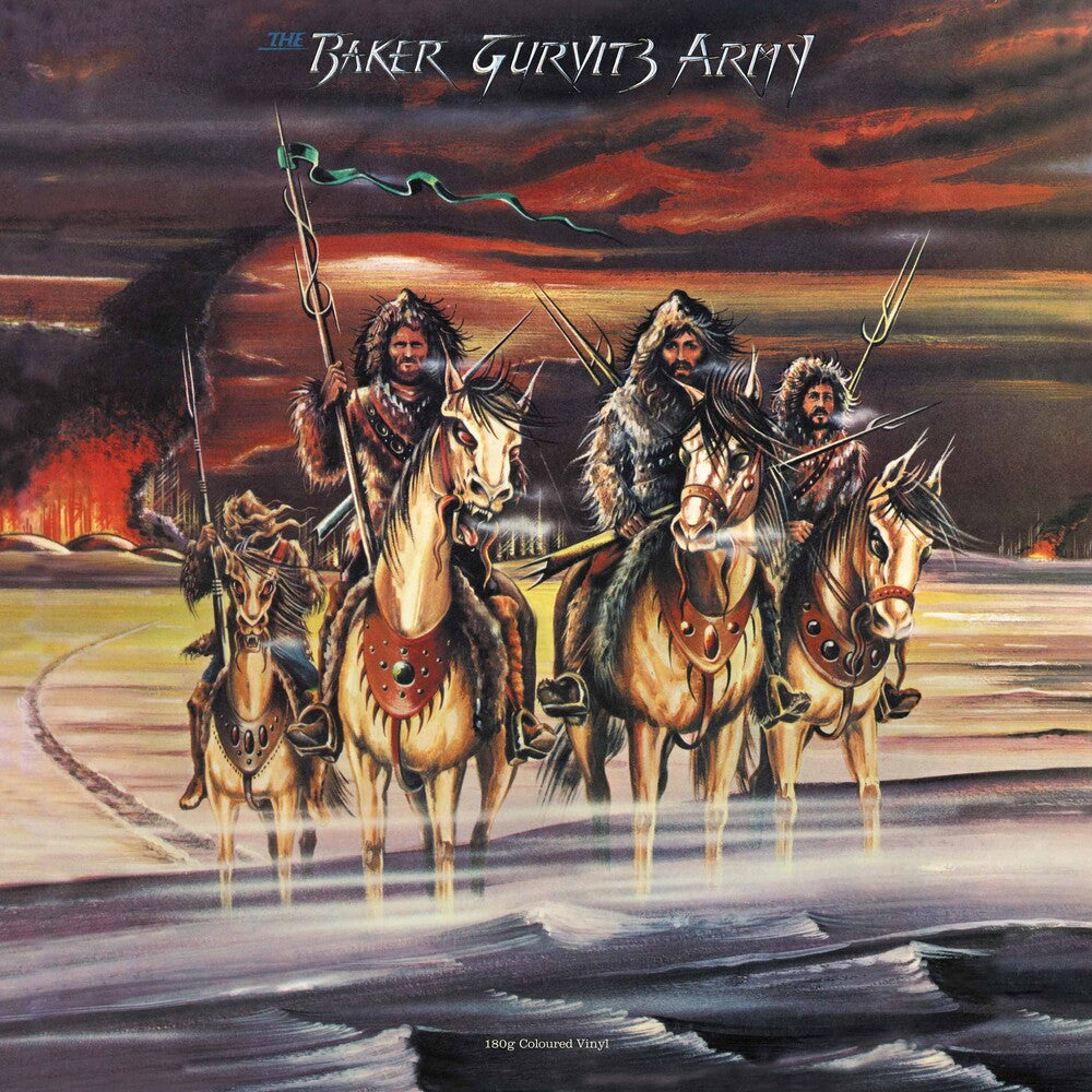 the album cover for Baker Gurvitz Army - Baker Gurvitz Army - 180gm Orange Vinyl