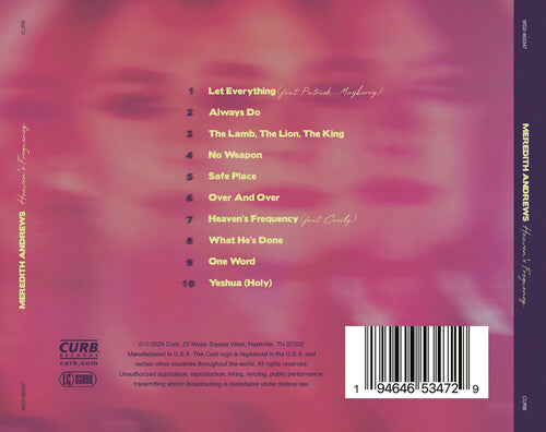 Meredith Andrews - Frecuencia del Cielo (CD)