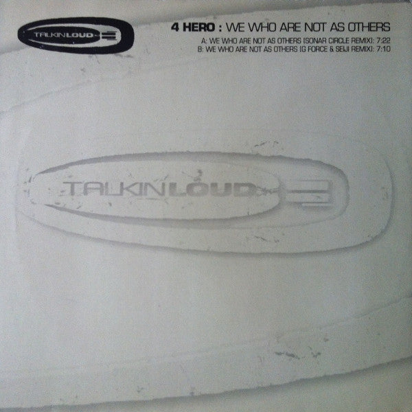 4 Hero : We Who Are Not As Others (12")