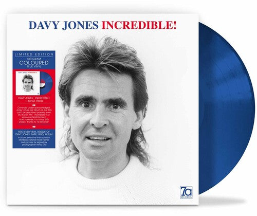Davy Jones - Incredible! - 180gm Blue Vinyl (Vinyl)