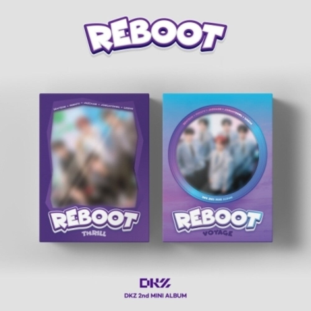 the album cover for DKZ - Reboot (Post) (Stic) (Phob) (Phot) (Asia)
