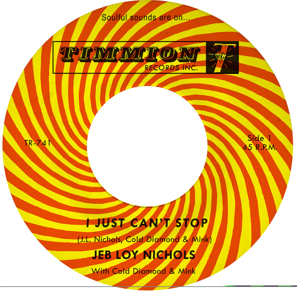 the album cover for Jeb NicholsLoy / Cold Diamond & Mink - I Just Can't Stop