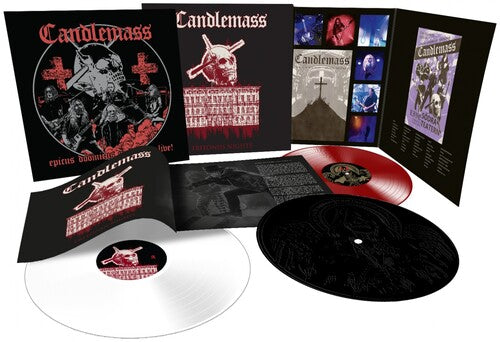 Candlemass - Tritonus Nights - 3LP Red, White & Black Etched Vinyl Boxset (Vinyl)